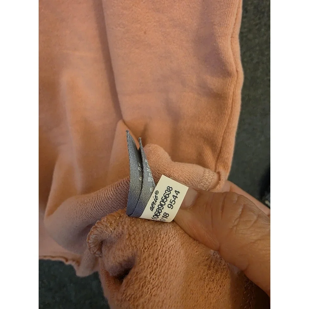 Aerie Dress Womens Small Pink French Terry Short‎ Sleeve Sweatshirt Mini Casual